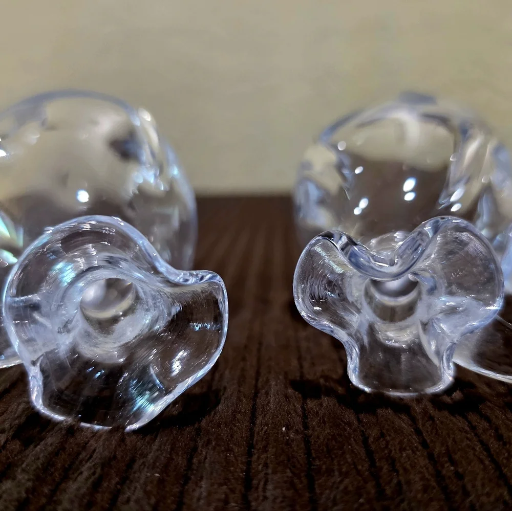 Vintage Crystal Cruet Set vintage mid